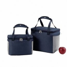 Bymondy Portable Thermal Lunch Sac de stockage Boîtes de nourriture Sacs de porte Isularées Boîte à lunch pour pique-nique extérieur N9LX # N9LX # FRIGNE