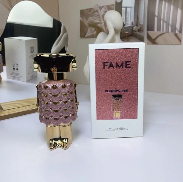 Designer Fragrance 80ml Fame Perfume robot EDP 2.7fl.oz Eau De Parfum Odeur Longue Durée Rechargeable Parfum Fantôme Rechargeable 100ml EDT Men Cologne Spray