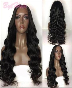 Bytai 180 Dichtheid Braziliaanse golvende volle kanten menselijk haarpruiken voor zwarte vrouwen Remy Hair Loose Wave Lace Voorpruiken Glueless Lace W21514686