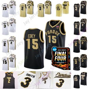 2024 Finale vier 4 Patch Jersey Purdue Boilermakers Basketball NCAA College Zach Edey Braden Smith Fletcher Loyer Lance Jones Kaufman-Renn Mason Gillis Glenn Morton