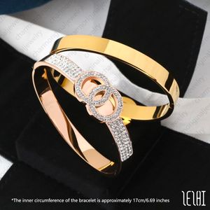 Pulsera C Pulseras para mejores amigos Pulsera delicada Pulseras apilables de oro Brazalete de acero inoxidable Brazaletes C Joyería de oro de lujo Joyería de diseñador de oro Joyas