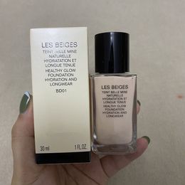 C Brand Les Beiges Healthy Glow Foundation 30 ml Hydratatie Langkledingkleuren BD01 B10 FACE MAKE -UP CONEUMER Liquid Foundation 1Fl.oz