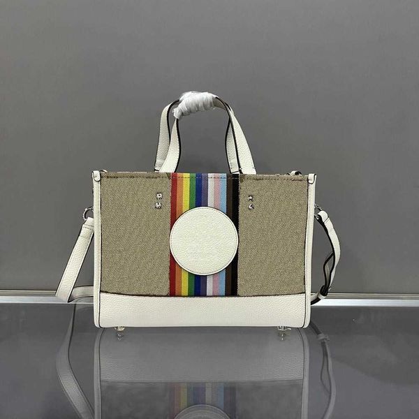 C Lettre Designer Tote Bag Femme Rainbow totes Portefeuilles Sacs à provisions pratiques de grande capacité Sac à main Fourre-tout Bandoulière Sacs à bandoulière Casual Femmes Sac à main