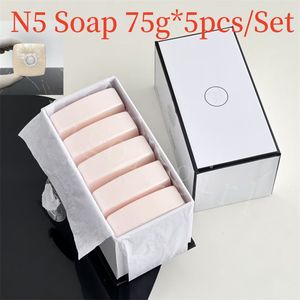 Handmade Luxury Soaps for Men and Women - 5-Piece Set of 75g Designer Bathroom Soaps for Body Cleansing and Face Cleaning