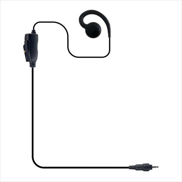Écouteurs à crochet d'oreille en forme de C, casque d'écoute, micro PTT, pour Motorola Radios CLP1010 CLP1040 CLP1060 CLP446, remplacement pour HKLN4602 HKLN4455