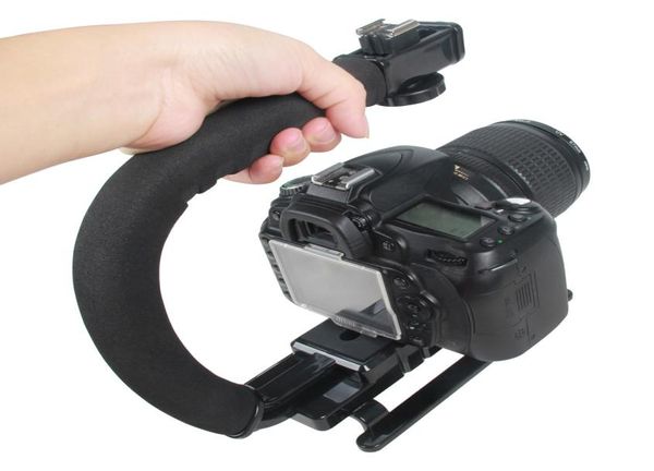 Video de agarre de soporte en forma de C Estabilizador de mano para la cámara DSLR Nikon Canon Sony y Light Portable SLR Steadicam para GoPro6788824