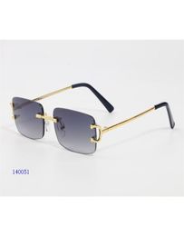C Lunettes de soleil de fil de fil vintage Men Femmes pour les lunettes de luxe Summer Lunes Lunettes FaUT