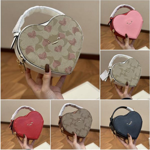 C0ah Tabby Pillow Soft Cloud Love Heart Sac à bandoulière Designer Sac à bandoulière Noir Gris Crème Rose Cross Body Soft Bag Mini Tabby Pillow 18cm Sac à main pour femme