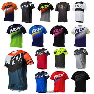 C0UE T-shirts pour hommes Maillots de descente Bat Fox pour hommes Chemises de vélo de montagne Offroad Dh Maillot de moto Camiseta T-shirt de motocross Racing VTT