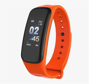 C1S Color Screen Smart Armband Bloeddruk Smart Horloge Hartslag Monitor Fitness Tracker Smart Polshorloge voor Android iPhone
