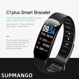 C1 Smart Watches STAPHOPHER FITNEST Suileer en temps réel Surveillance du bracelet sportif multifonctionnel pour Android iOS Unisex