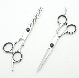 C1001 60039039 Aangepast Logo Black Hairdressing Scissors Factory Cutting Scissors Dunning Shears Professional4087330