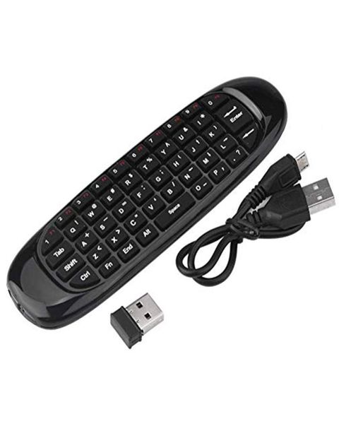 C120 Version multilingue Multi-Wireless Air Mouse Keyboard Souris Somatosensory Gyroscope Double-Controte Control DHL Sample5007984