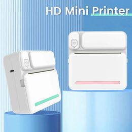 C19 Mini -print draagbare thermische printer PO -pocket thermische label Printer 58 mm afdrukken Wireless Bluetooth Android iOS 240430