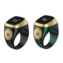 C1FB 22 mm Tasbih Tally Teller -ringen voor moslims BluetoothCompatible Digital 4 Gebedstijd 240415