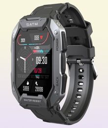 C20 militaire intelligent Men de montre carbone noir Ultra Army Outdoor IP68 5ATM IMPHERPORTH CAROD SAXE OXYGEN SMARTWATCH 20226174511