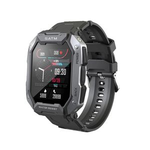 Reloj inteligente militar C20 para hombres, IP68, 5ATM, rastreador de actividad física para deportes al aire libre, Monitor de salud 24H, reloj inteligente de 1,71 pulgadas