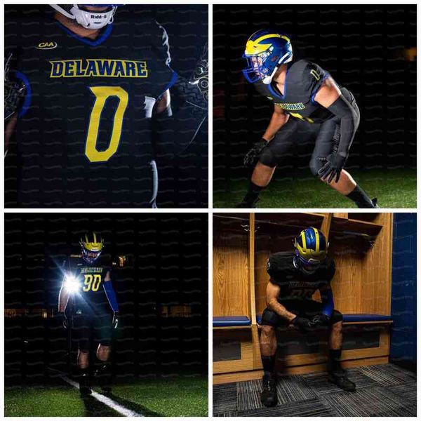 C202 2020 DELAWARE Blue Hens PAT KEHOE WILL KNIGHT THYRICK PITTS KEDRICK WHITEHEAD TIM POINDEXTER DEJOUN LEE NCAA Maillot de football américain