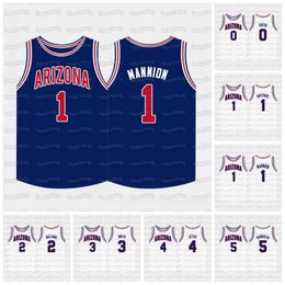 C202 Arizona Wildcats James Akinjo 2021 NCAA College Basketball Jersey Azuolas Tubelis Christian Koloko Bennedict Mathurin Jemarl Baker Jr. MARRÓN