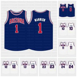 C202 Arizona Wildcats NCAA College Basketball Jersey 0 Josh Green 1 Devonaire Doutrive Mannion Williams Smith Jeter Luther Lee Coleman