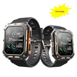 C20Pro montre intelligente hommes Sport Smartwatch IP68 étanche Bluetooth appel 35 jours en veille 123 Modes de Sport 1.83 pouces écran HD