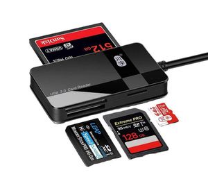 C368 lecteur de carte AllInOne haute vitesse USB30 téléphone portable Tf Sd Cf MS carte mémoire lecteurs tout en un DHLa44a189321181