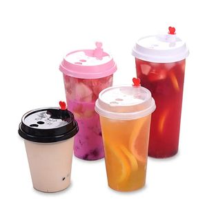 C500-C1 10000PCS / BOX 500 ml Logo personnalisé Boba tasse de lait de lait