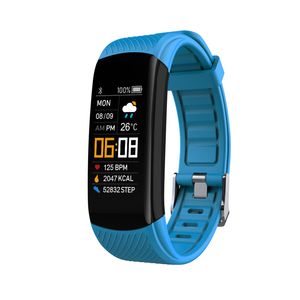 C5S Bluetooth étanche fréquence cardiaque moniteur de sommeil Fitness sport Bracelet intelligent multifonctionnel écran tactile Bracelet intelligent