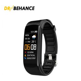 C5S Smart Wristband Fitness Tracker Pulsera Fit Hombres Mujeres Kid Smartwatch Deporte Impermeable Conectado Ritmo cardíaco Reloj inteligente Banda