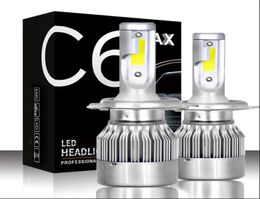 Ampoules de phares de voiture LED C6 MAX, faisceau HiLo, phare automatique H1 H3 h4 H7 H11 H13 9005 9006 9007, lumières de style 6834922