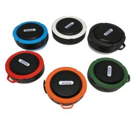 C6 Mini altavoces inalámbricos portátiles Bluetooth subwoofer impermeable caja de sonido altavoz tarjeta TF altavoz de ducha de manos 244k5006315