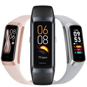 C60 Bracelet intelligent Amoled écran fréquence cardiaque sang Fitness Tracker SmartBand pour femmes hommes mode Sport Smartwatch
