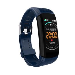 C8 Slimme armband Band Slaap Hartslag Sport Vetverbranding Slimme detectie Bluetooth-horloge Multisportmodus Waterdichte, duurzame standby-smartwatch