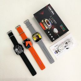 C900 Reloj ultra inteligente BT5.0 Pulsera Frecuencia cardíaca Presión arterial Oxígeno Carga inalámbrica Reloj inteligente Múltiples idiomas Relojes inteligentes inalámbricos