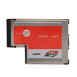 Бесплатная доставка CAA Hot 2 Port USB 30 ExpressCard Card ASM Chip 54 мм PCMCIA ExpressCard для ноутбука Drnwl