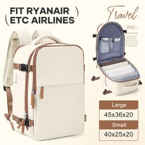 Sac de cabine 40x20x25 sac à dos Ryanair Easyjet 40x20x25 bagage à main sur avion sac pour ordinateur portable bagage à main sac à dos de voyage 240127