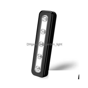 Cabinet Light 5leds strip handperskast garderobe slaapkamerlamp led onder de nacht voor kast trappen keukenverlichting drop leveren dhn3e