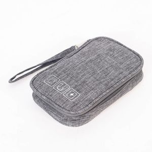 Bolsa de almacenamiento de gadgets de cable Bolsa de almacenamiento Caso de accesorios electrónicos portátiles para el cargador de cordón Director duro Auricador USB SD Tarjeta SD