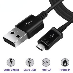 Câbles Micro USB 1.2m/4ft chargeur rapide chargeur ressort données synchronisation câble de charge rapide pour Samsung S8 S9 S20