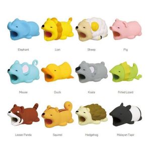 Cable Protector Animals Bite For Cable Cord Cute Animal Dog Cartoon USB Cable Head Protector Savor