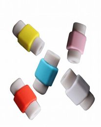 Kabelbeschermer data line kleuren koordbescherming beschermde kabel kabelwinder deksel voor iPhone -telefoon USB laadkabel 7814718