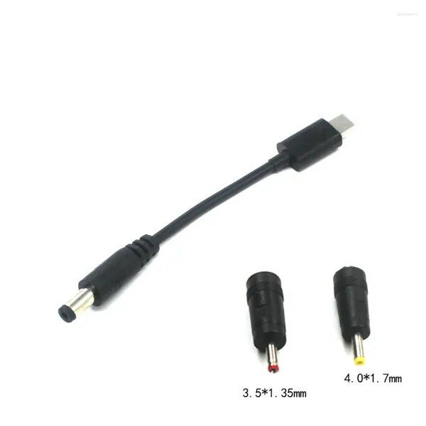 Cable tipo C PD a 12V 1A 2A 3A 5,5x2,1mm fuente de alimentación para enrutador inalámbrico portátil tira LED altavoz CCTV 4,0 1,7mm 3,5 1,35