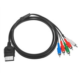 Kabels 1.8m RCA Audio Video -kabel AV -kabel High Definition HD Component TV -aansluiting Verbindingssnoer voor origineel Xbox Black