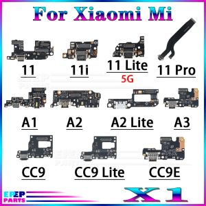 Câbles 1 PCE USB Charger Port Jack Dock Connecteur Câble flexible pour Xiaomi MI 11 CC9 A2 Lite A1 A3 11I PRO MODULE DE CARTE DE CHARGE