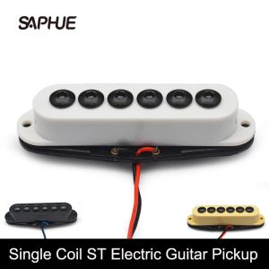 Câbles 1 Set Single Coil Electric Guitar Pickup pour la guitare St Guitar Magnet Colt / Middle / Bridge Pickup Guitar Parts blanc / noir / ivoire