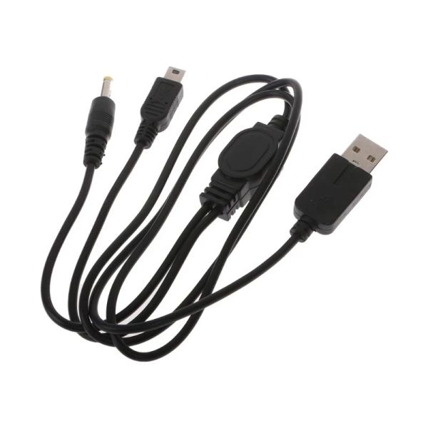 Câbles 10 pièces 2 en 1 câble de Charge USB accessoires de jeu cordon de synchronisation de données ligne de fil pour Sony PSP 2000 3000 Console de jeu