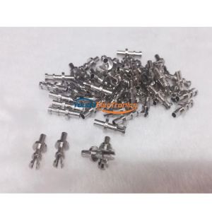 Câbles 100pcs en étain plaqué Open de 2 mm Tag Board Turrets Posts Lugs pour la guitare tube Amp bricolage