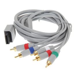 Cables de 1080p Cable de componente HDTV Audio Video AV 5RCA Cable Soporte 1080i HDTV para Nintendo Wii Cable de juego de la línea de aberración cromática