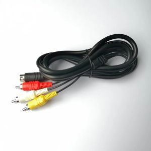 Câbles 10pcs AV Cable Audio Video Cable Remplacement pour Sega Mega Drive 2 Cordon RCA pour Sega Genesis 2