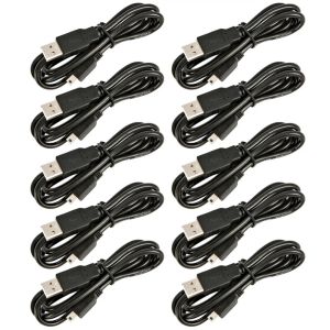 Câbles 10pcs / lot mini câble de charge de charge USB universel universel pour le contrôleur Sony PS3 et l'appareil photo numérique 39.44 